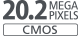 20.2 mega pixels CMOS