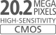 Tipalo CMOS z 20,2 milijona slikovnih pik