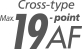 Sistem samodejnega ostrenja z 19 točkami