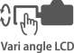 Vrtljiv zaslon LCD