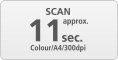 A4 colour document scan speed